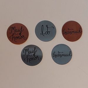 Origami Owl Bridal Party Plate Coin mesium locket backgrounds